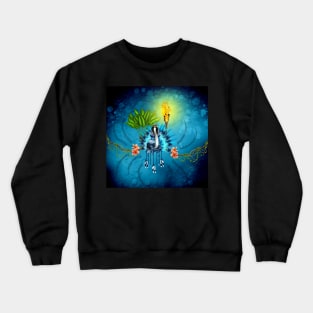 Skull with feathers and snake Crewneck Sweatshirt